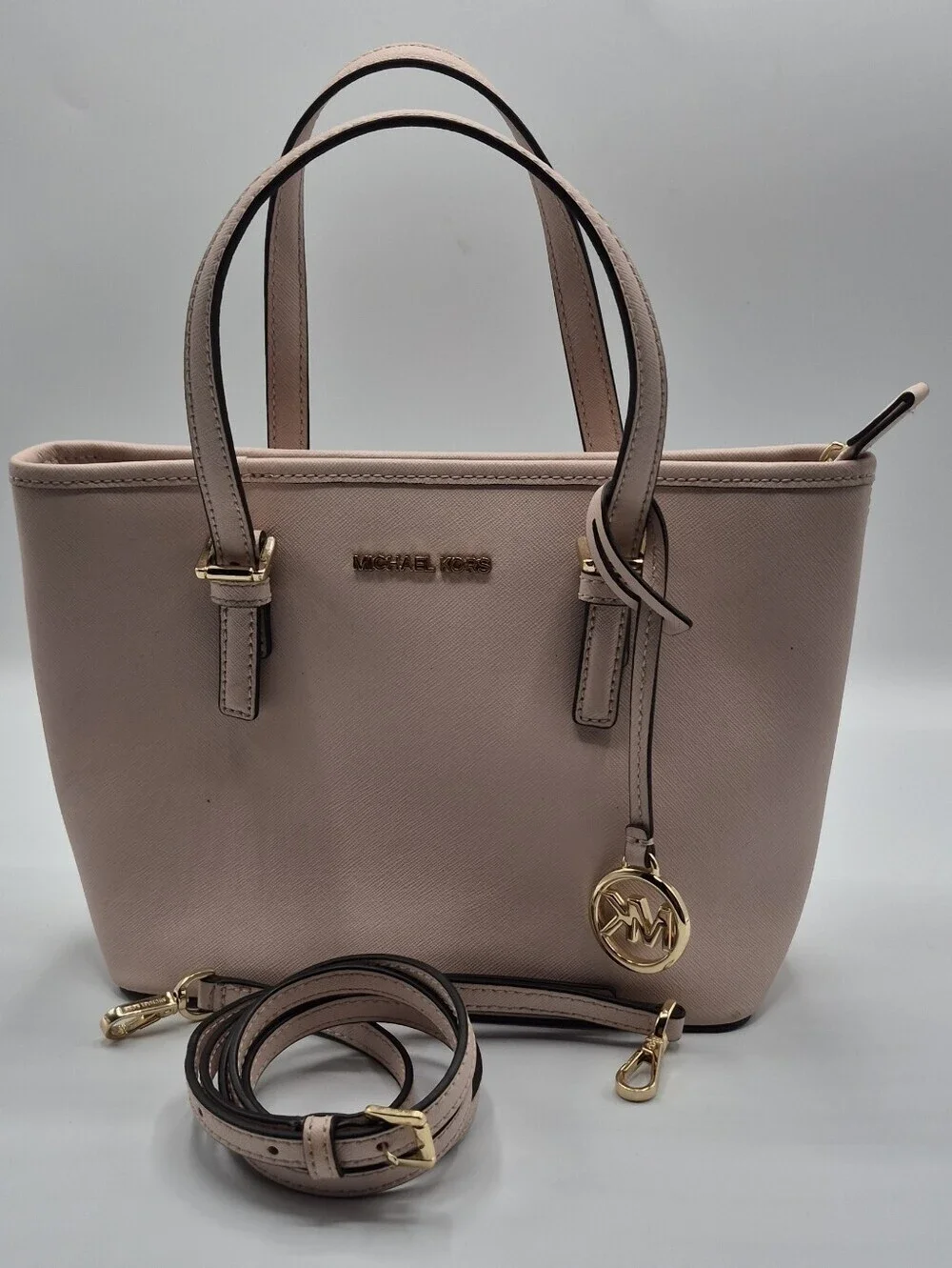 Michael Kors Women's Light Pink Tote with Detachable Strap
